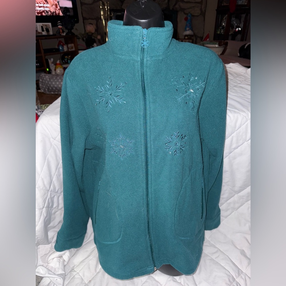 Penmans Vintage Fleece Snowflake Full Zip Jacket